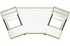 Sessiondesk GUSTAV 2.0 Studio Desk with KEY medium Keyboard Drawer - 70s White