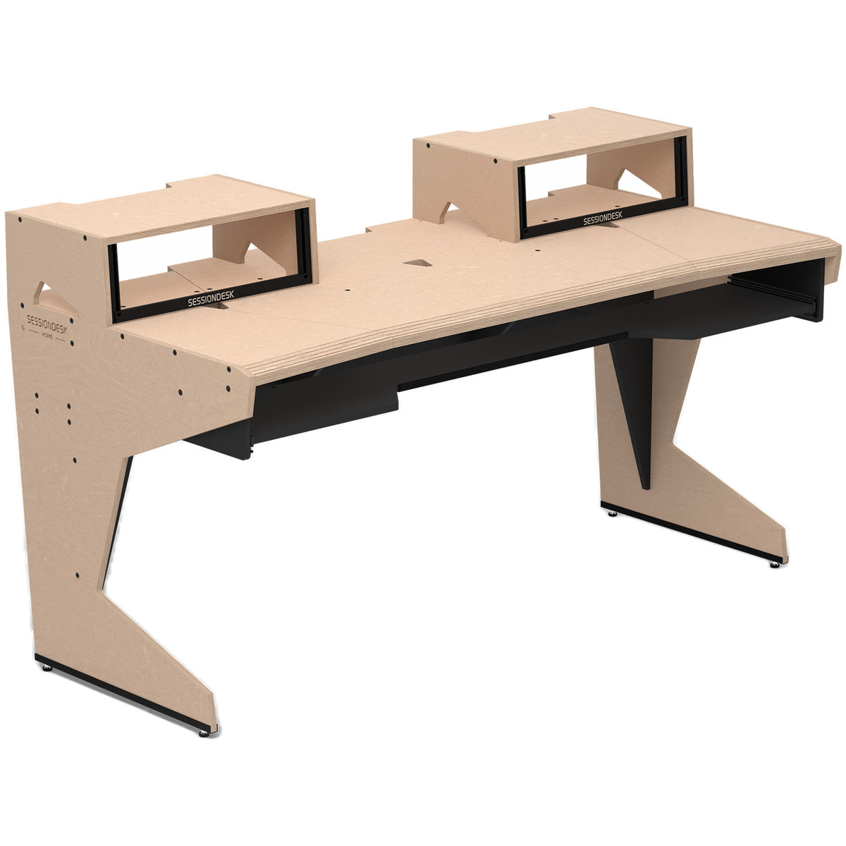 Sessiondesk HOME big 2.0 Studio Desk with HOME rack 2.0 and KEY big - 100% Birch
