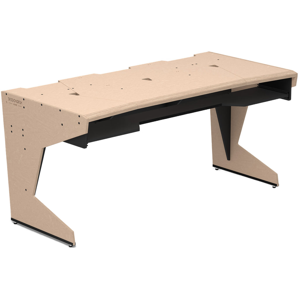 Sessiondesk HOME big 2.0 Studio Desk with KEY big Keyboard Drawer - 100% Birch