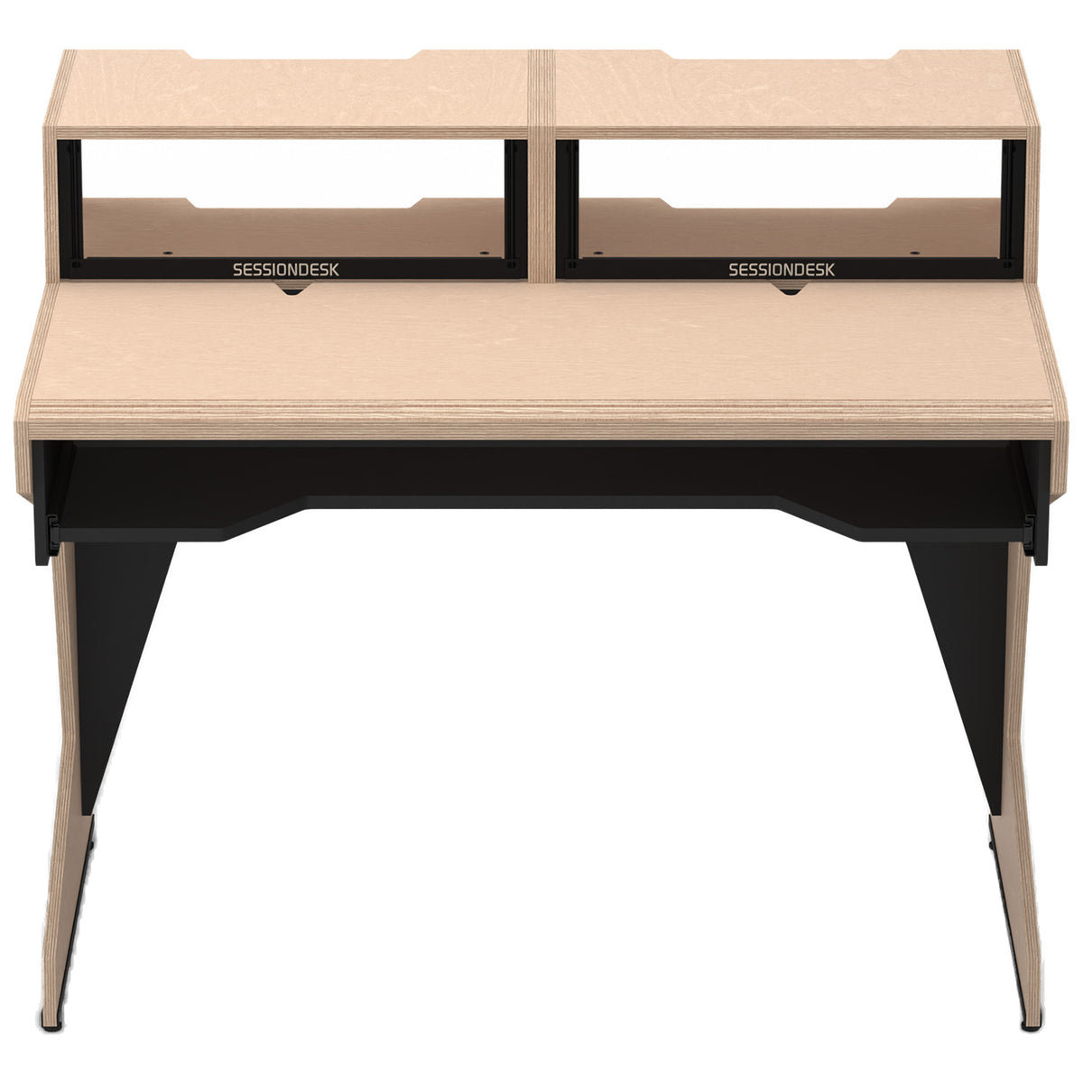 Sessiondesk HOME small 2.0 Studio Desk with HOME rack 2.0 and KEY small - 100% Birch