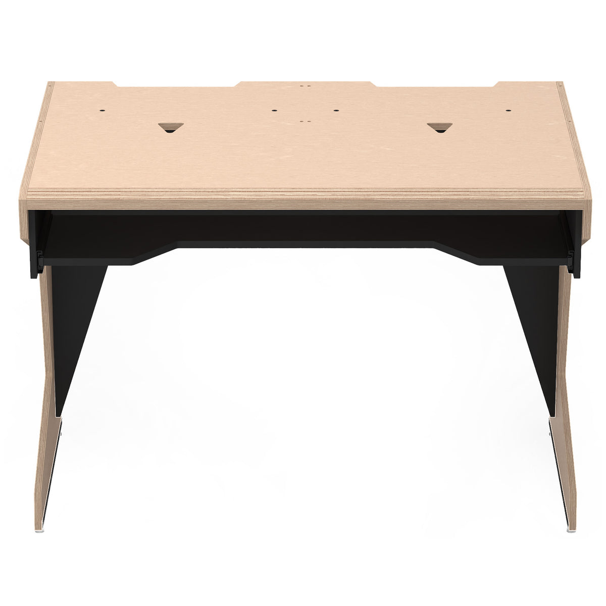 Sessiondesk HOME small 2.0 Studio Desk with KEY small Keyboard Drawer - 100% Birch