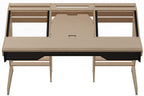 Sessiondesk OKTAV 2.0 Studio Desk with KEY big Keyboard Drawer - 100% Birch