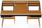 Sessiondesk OKTAV 2.0 Studio Desk with KEY big Keyboard Drawer - 60s Brown
