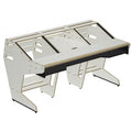 Sessiondesk OKTAV 2.0 Studio Desk with KEY big Keyboard Drawer - 70s White