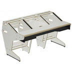 Sessiondesk OKTAV 2.0 Studio Desk with KEY big Keyboard Drawer - 70s White