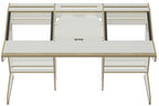 Sessiondesk OKTAV 2.0 Studio Desk - 70s White