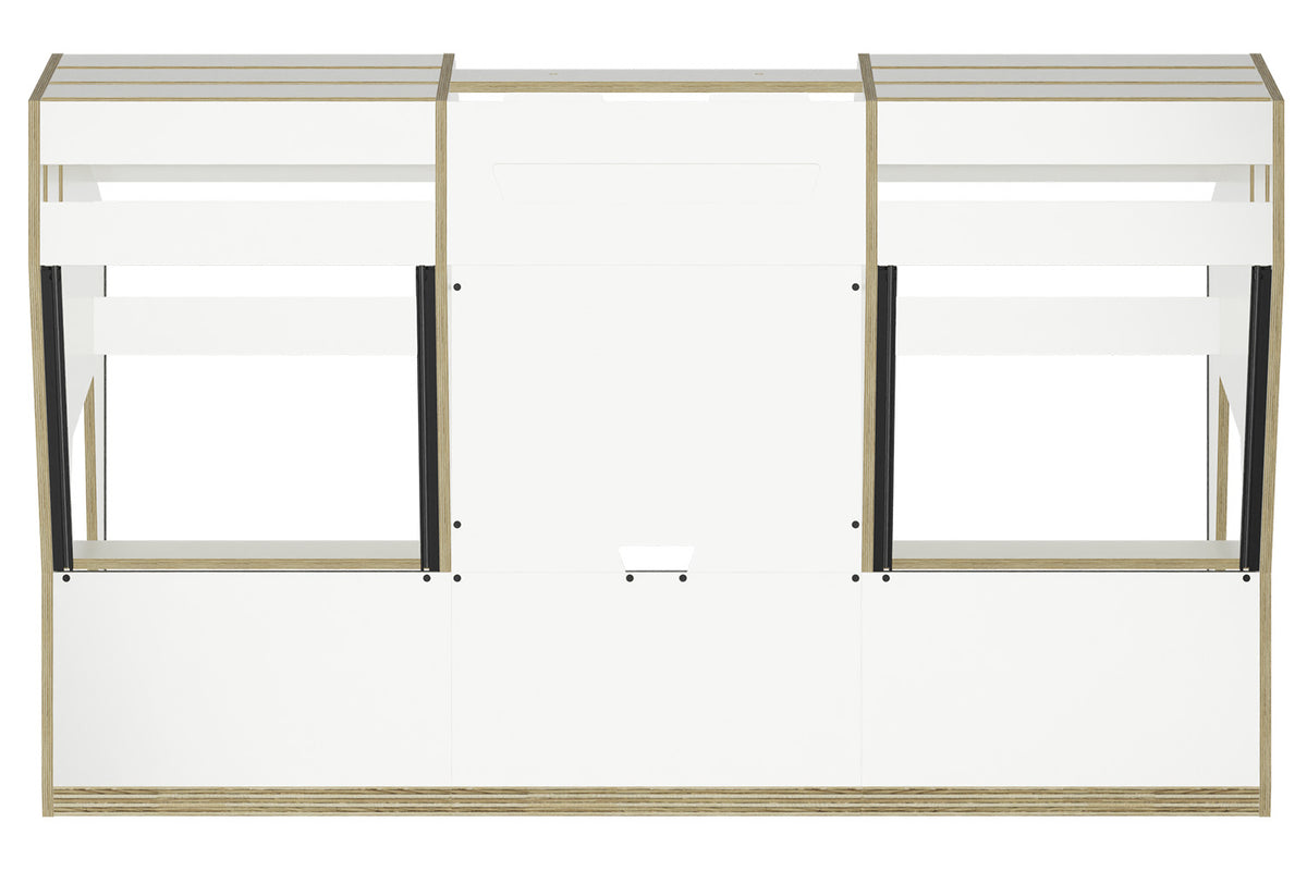 Sessiondesk OKTAV 2.0 Studio Desk - 70s White