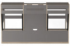 Sessiondesk OKTAV 2.0 Studio Desk - 80s Grey