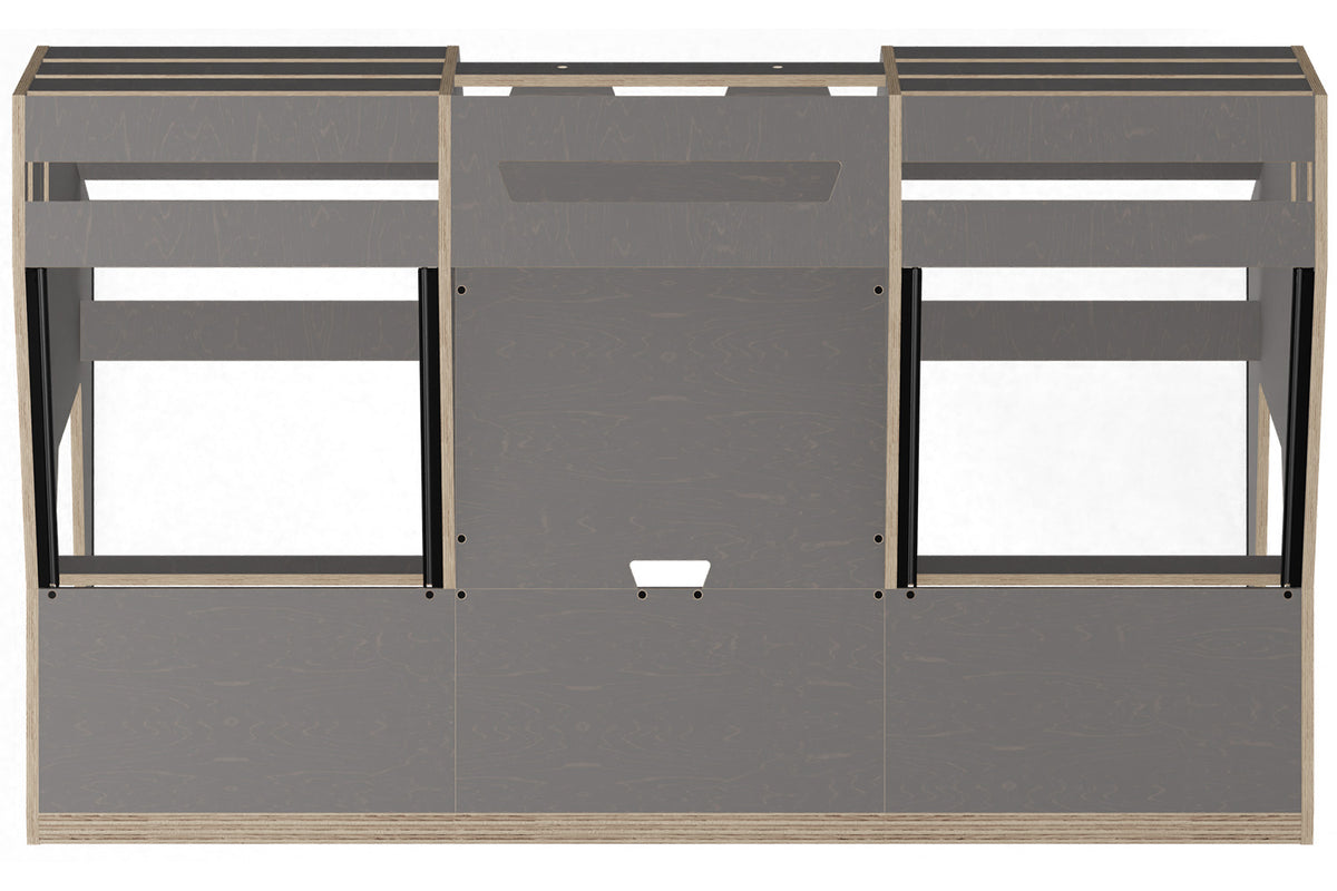 Sessiondesk OKTAV 2.0 Studio Desk - 80s Grey