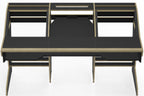 Sessiondesk OKTAV 2.0 Studio Desk with KEY big Keyboard Drawer - 90s Black