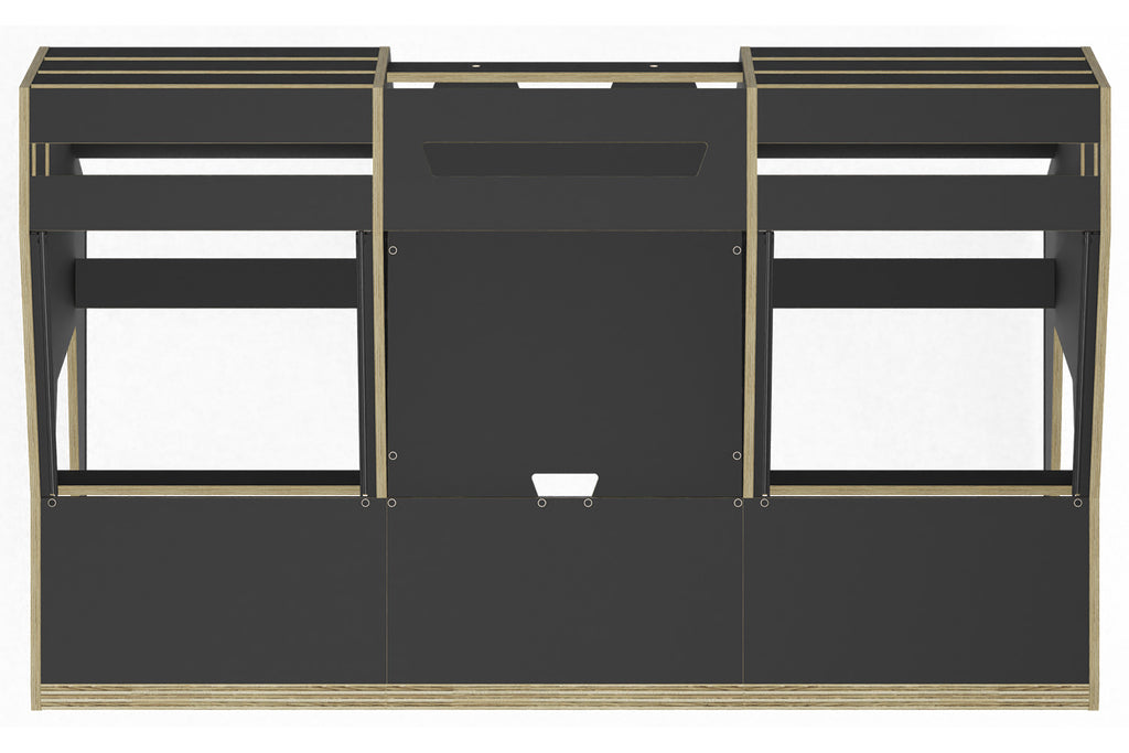 Sessiondesk OKTAV 2.0 Studio Desk - 90s Black
