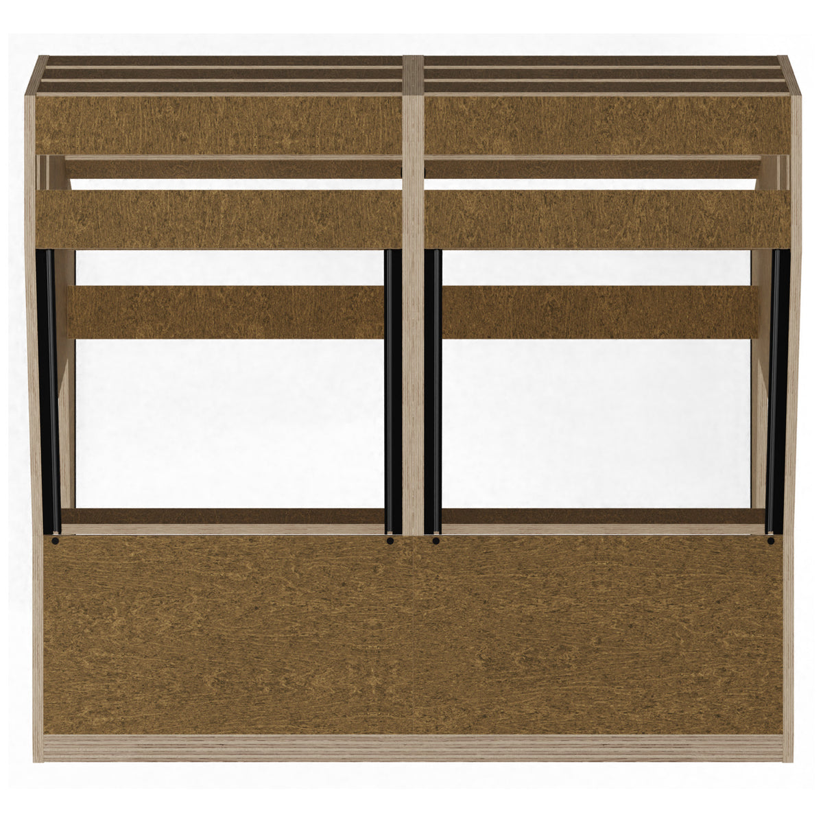 Sessiondesk QUINTAV 2.0 Studio Desk - 50s Brown