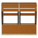 Sessiondesk QUINTAV 2.0 Studio Desk with KEY small Keyboard Drawer - 60s Brown