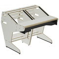 Sessiondesk QUINTAV 2.0 Studio Desk with KEY small Keyboard Drawer - 70s White