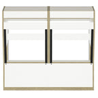 Sessiondesk QUINTAV 2.0 Studio Desk with KEY small Keyboard Drawer - 70s White