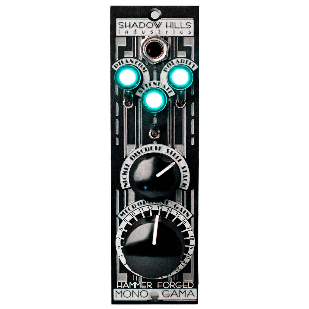 Shadow Hills Industries Mono GAMA 500 Series Microphone Preamp - Hammer Forged Noir