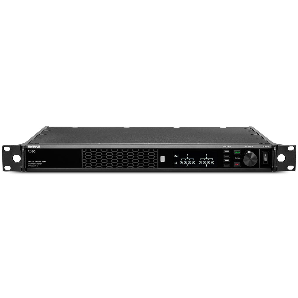 Shure AD8C Axient Digital PSM 8-port Combiner with DC Power - 470-960 MHz