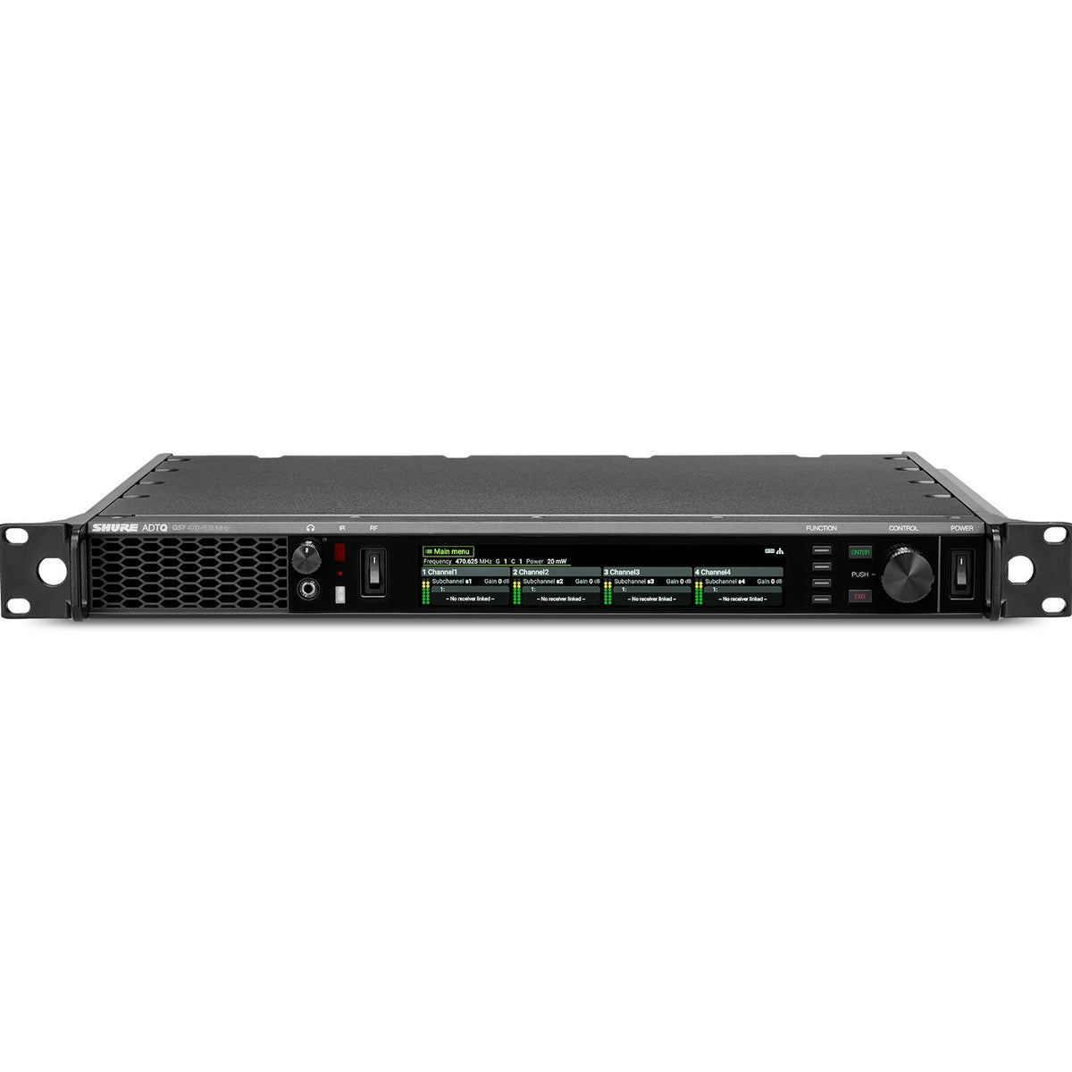 Shure ADTQ Axient Digital PSM Wireless Quad Transmitter with DC Power - K54 (606-663 MHz)