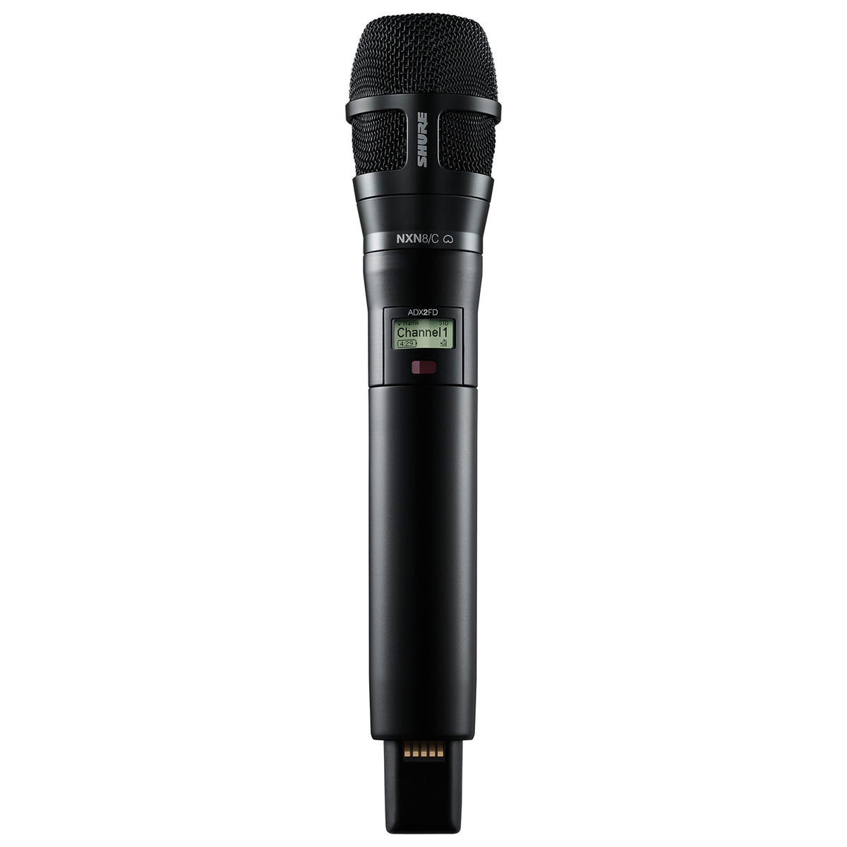 Shure ADX2FD/N8CB Handheld Transmitter with Nexadyne 8/C Cardioid Dynamic Microphone - Black