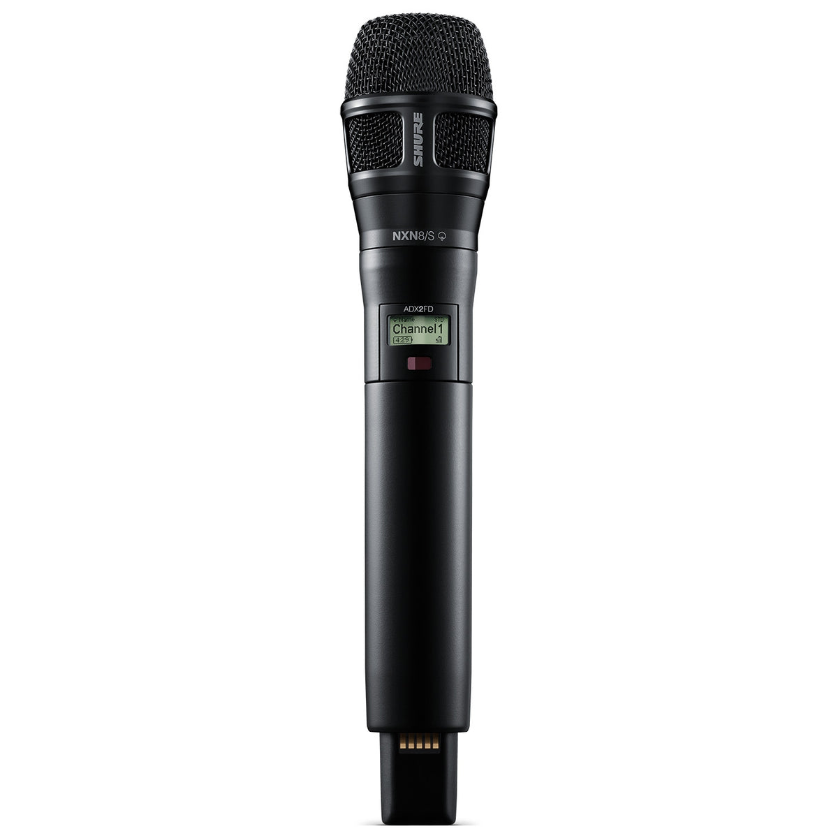 Shure ADX2FD/N8SB Handheld Transmitter with Nexadyne 8/S Supercardioid Dynamic Microphone - Black