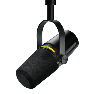 Shure MV7+ Hybrid Dynamic Podcast Microphone - Black