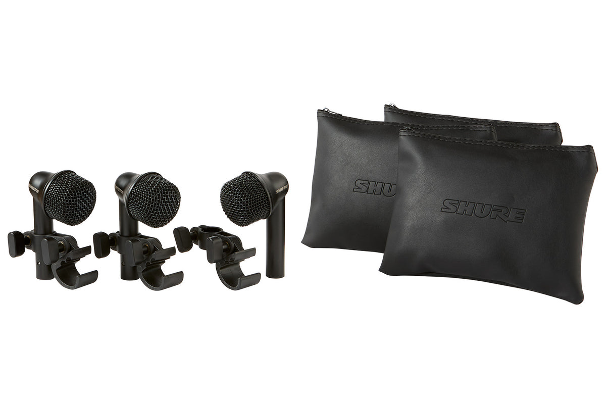 Shure Nexadyne NXN6 Supercardioid Dynamic Tom and Snare Microphone - 3 Pack