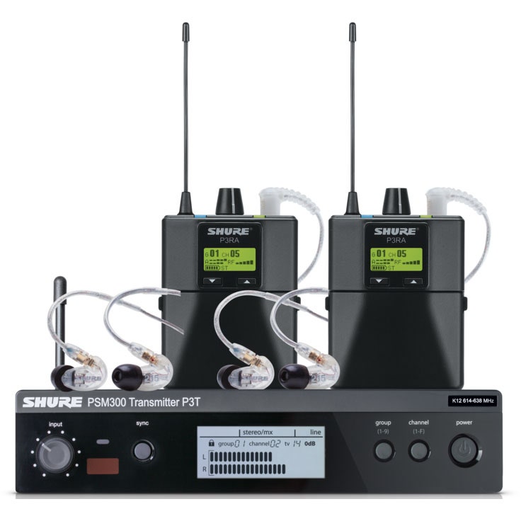 Shure PSM300 Pro Wireless Dual In-Ear System - H20 Band