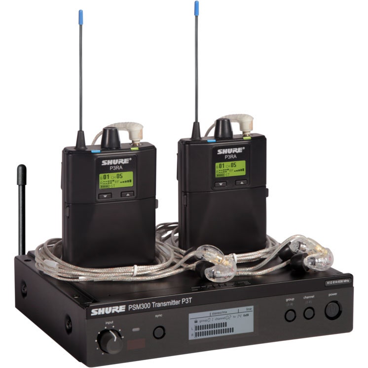 Shure PSM300 Pro Wireless Dual In-Ear System - H20 Band