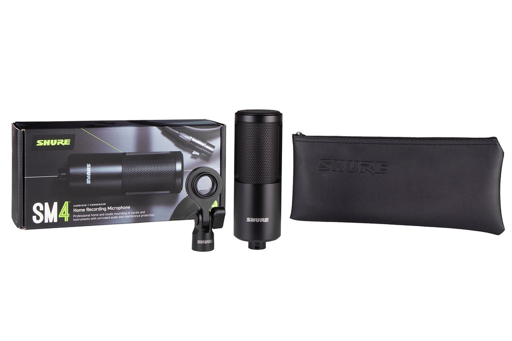 Shure SM4 Large Diaphragm Condenser Home Recording Microphone