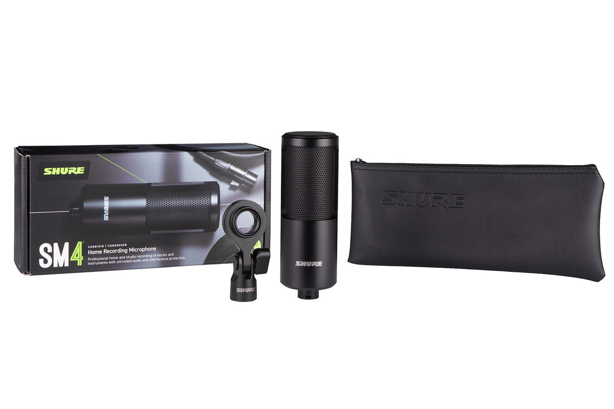 Shure SM4 Large Diaphragm Condenser Home Recording Microphone