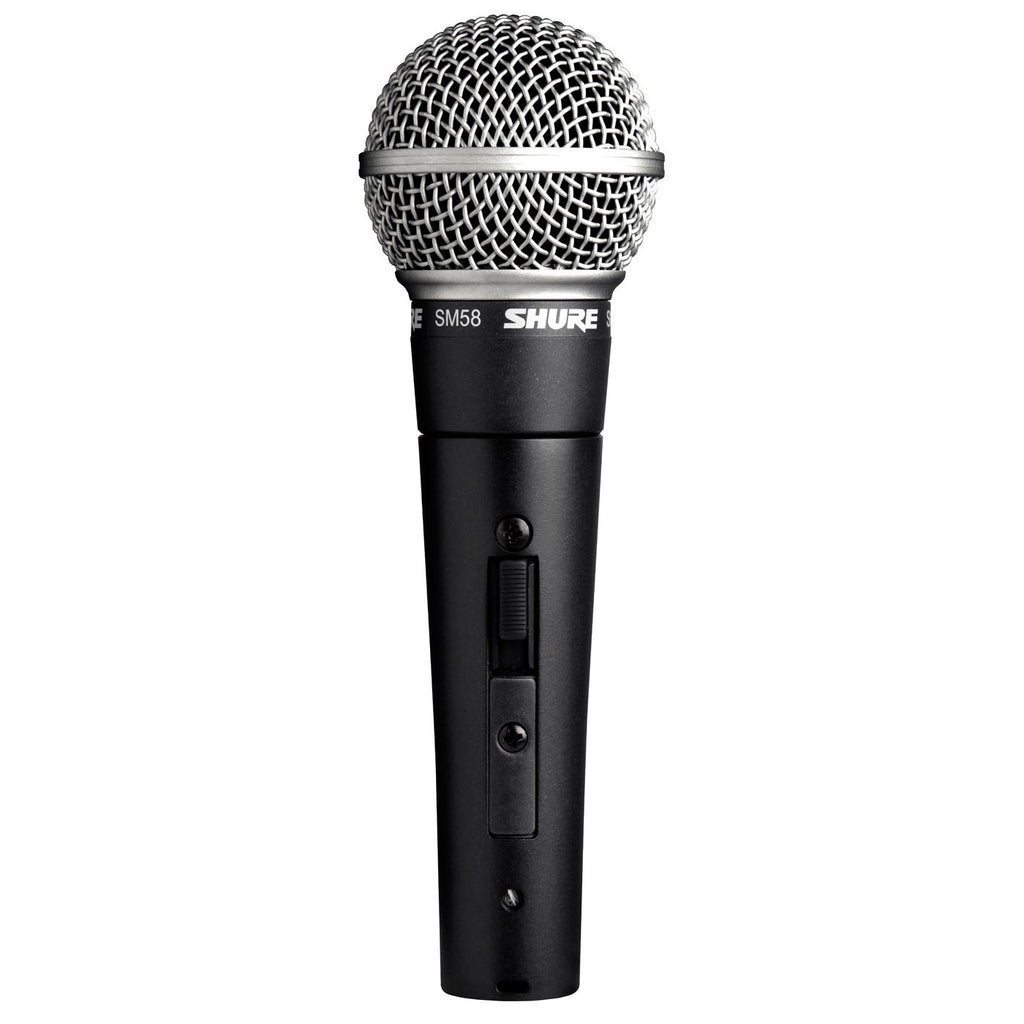 Shure SM58S Cardioid Dynamic Vocal Microphone with Switch