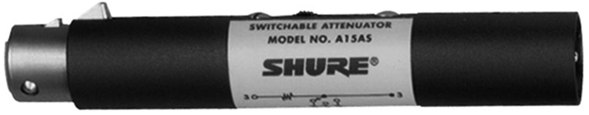 Shure A15AS In-line Attenuator
