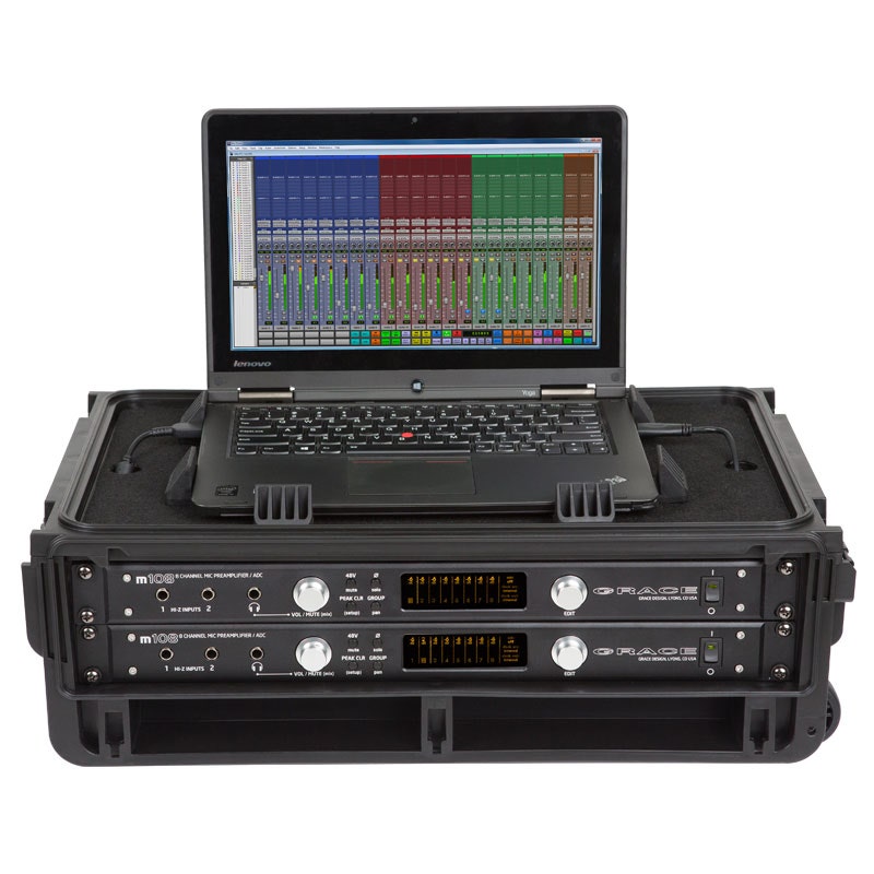 SKB 1SKB-iSF2U iSeries 2U Studio Flyer Laptop Rack Case