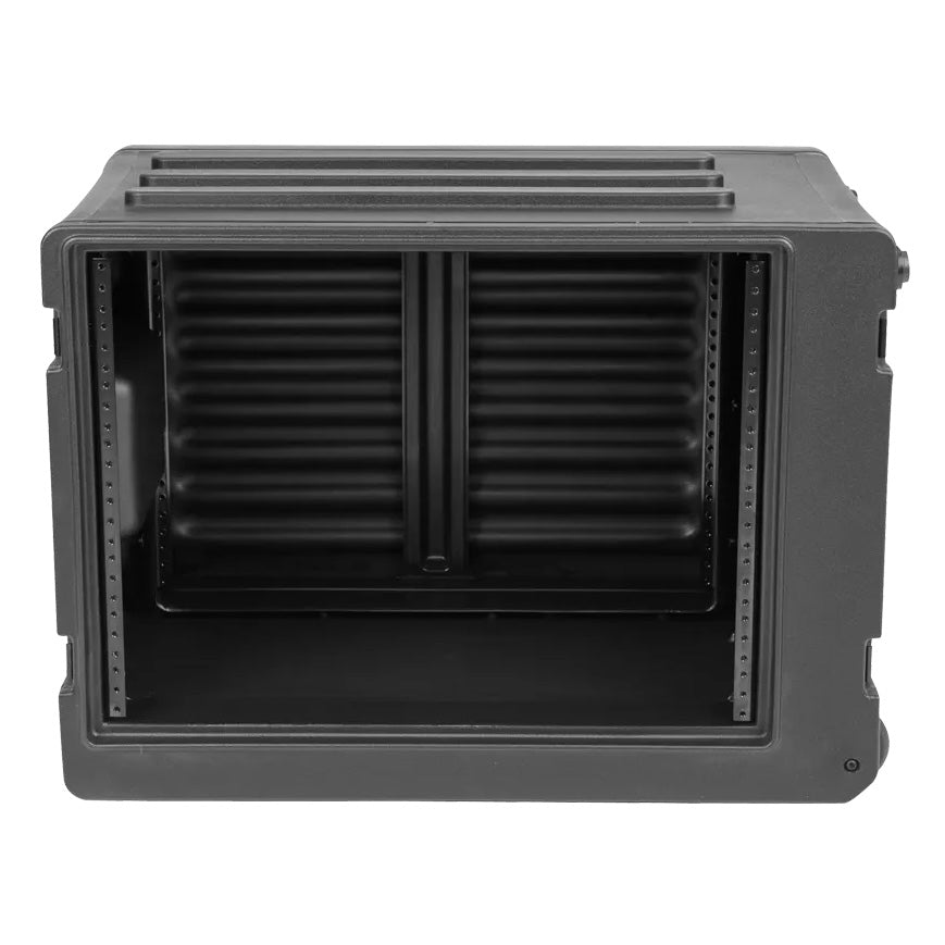 SKB 1SKB-R8SW 8U Shallow Roto Rack with Wheels And Handle