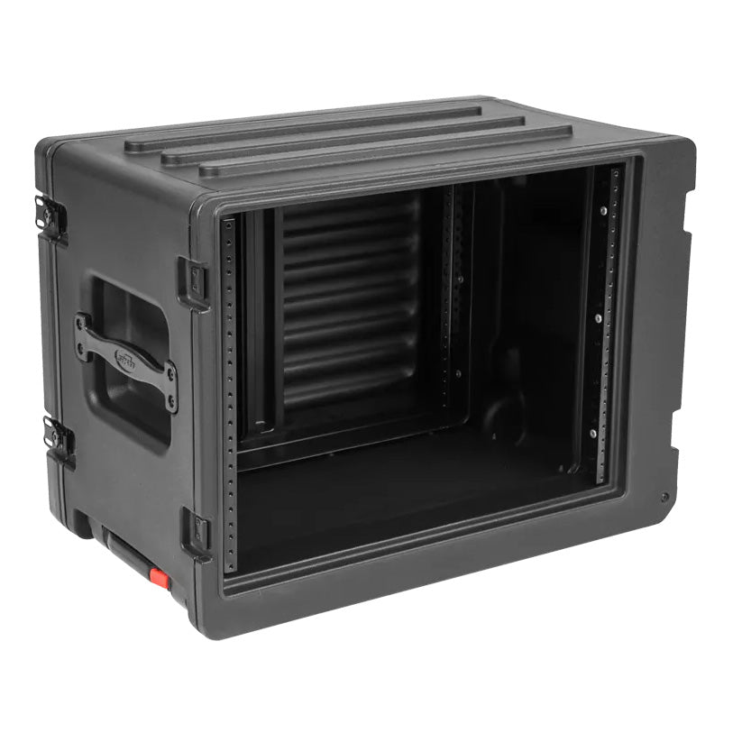SKB 1SKB-R8SW 8U Shallow Roto Rack with Wheels And Handle