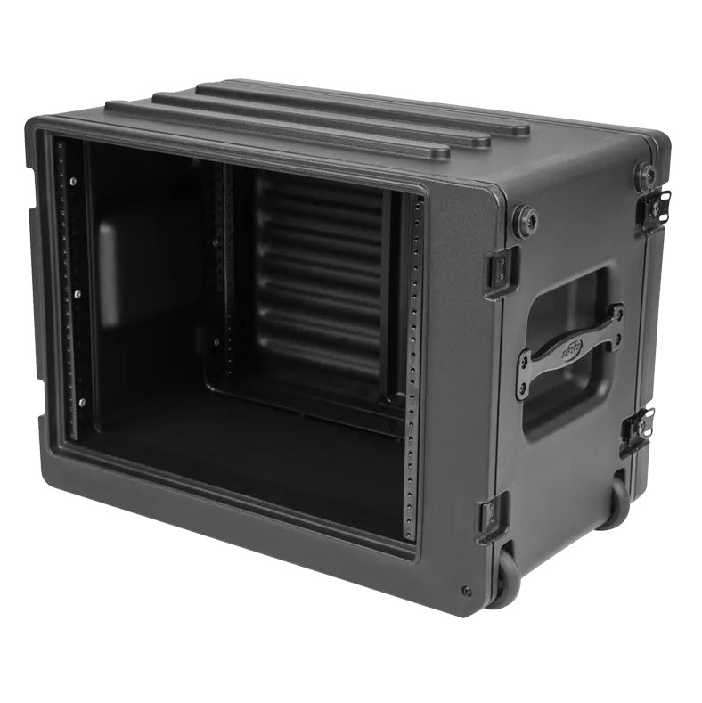 SKB 1SKB-R8SW 8U Shallow Roto Rack with Wheels And Handle