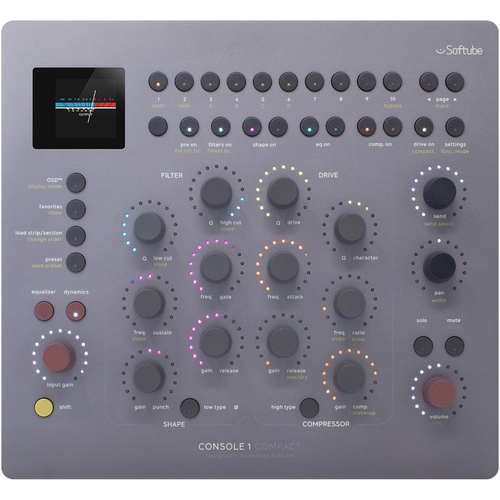 Softube Console 1 Compact DAW Control Surface
