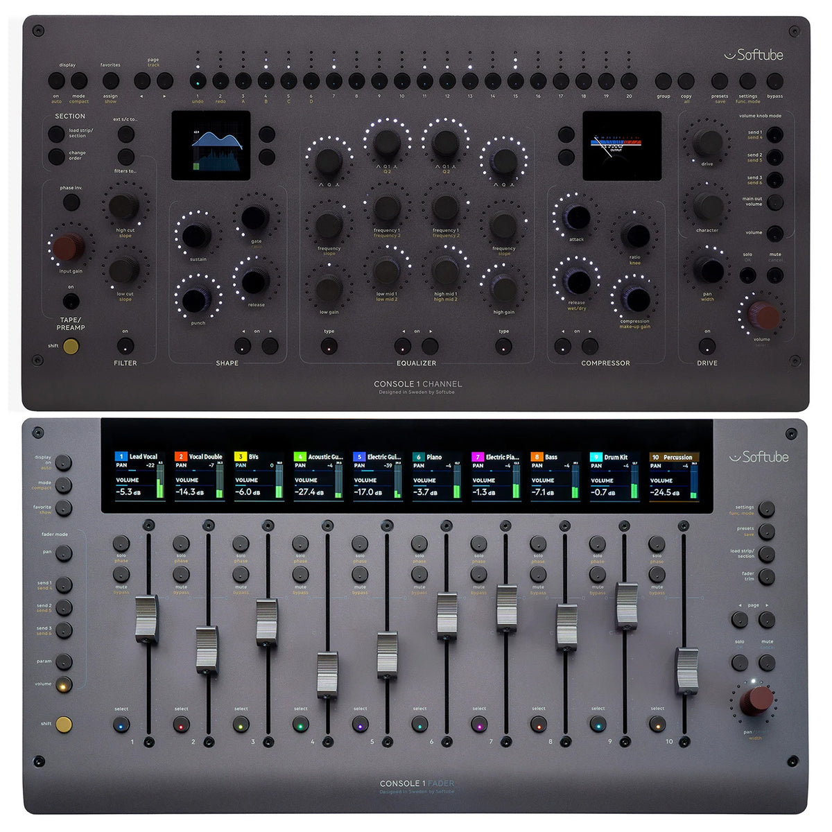 Softube Console 1 Mixing System MKIII with Channel and Fader