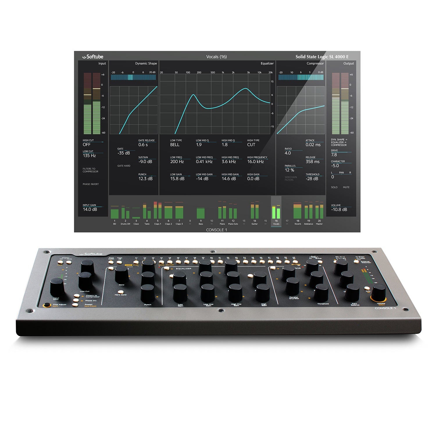 DTM・DAW Softube CONSOLE 1 MK II Softube Console 1 - Console 1 Softube - Console One MKII – Vintage