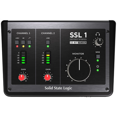 Solid State Logic SSL 1 2-in/2-out USB-C Audio Interface
