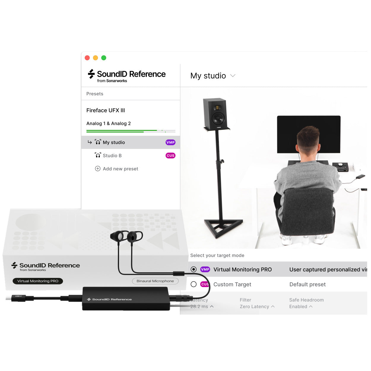 Sonarworks SoundID Reference Virtual Monitoring PRO with Binaural