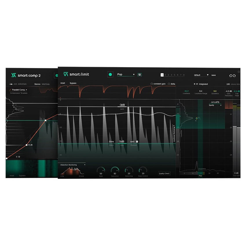 Sonible Dynamics Bundle with smart:comp 2 and smart:limit - Electronic Delivery