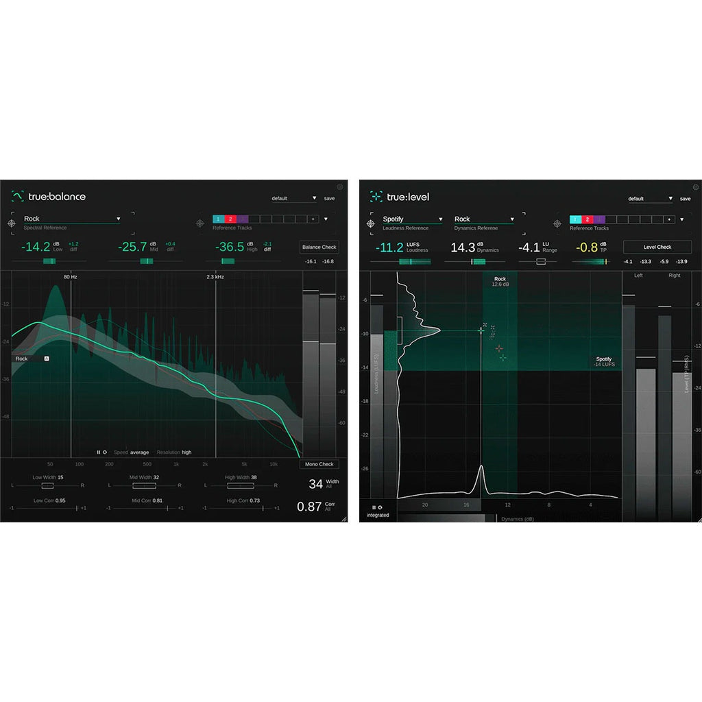 Sonible Metering Bundle true:balance and true:level - Electronic Delivery