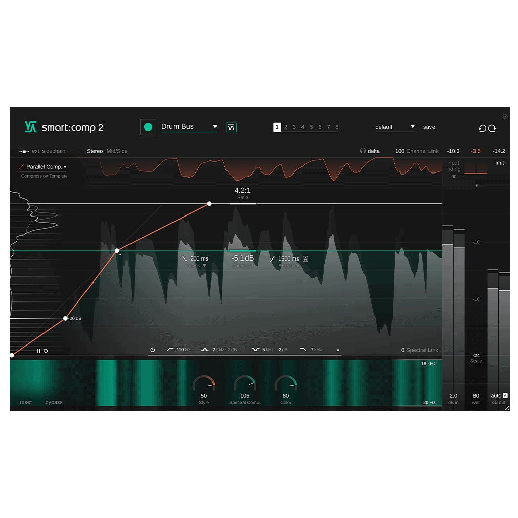 Sonible smart:comp 2 Spectro-Dynamic Compressor - Electronic Delivery