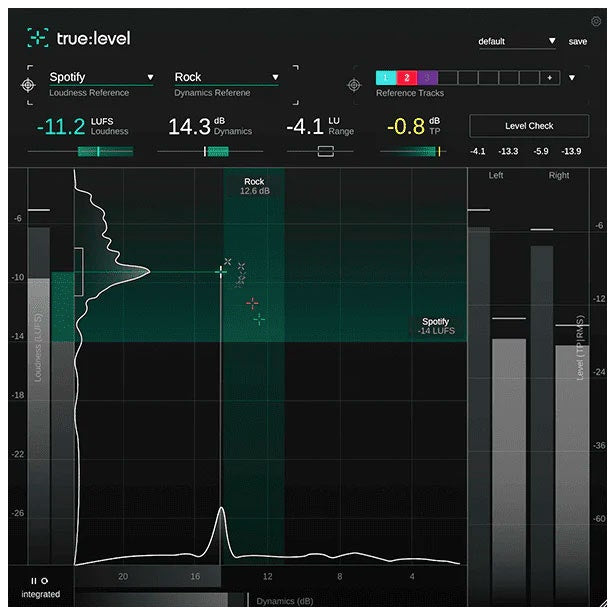 Sonible true:level Loudness Monitoring Plug-In - Electronic Delivery