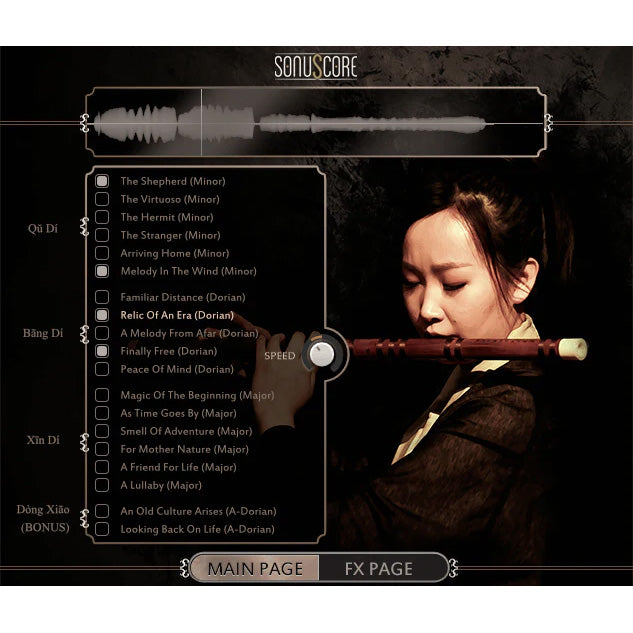 Sonuscore Ethnic Flute Phrases Virtual Instrument for Kontakt - Electronic Delivery