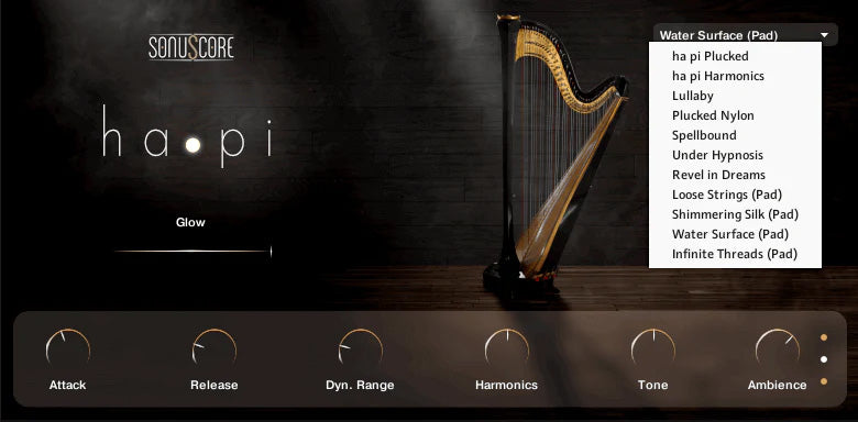 Sonuscore HA-PI Concert Harp Virtual Instrument for Kontakt - Electronic Delivery