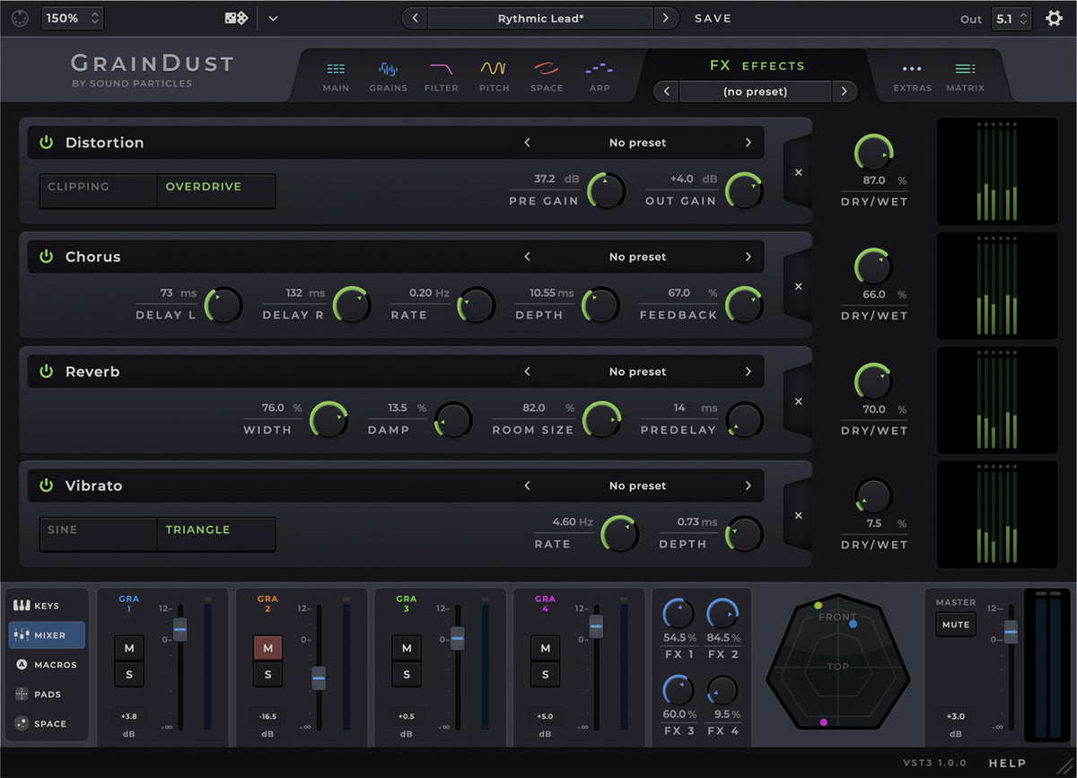 Sound Particles GrainDust Virtual Granular Synthesizer - Electronic Delivery