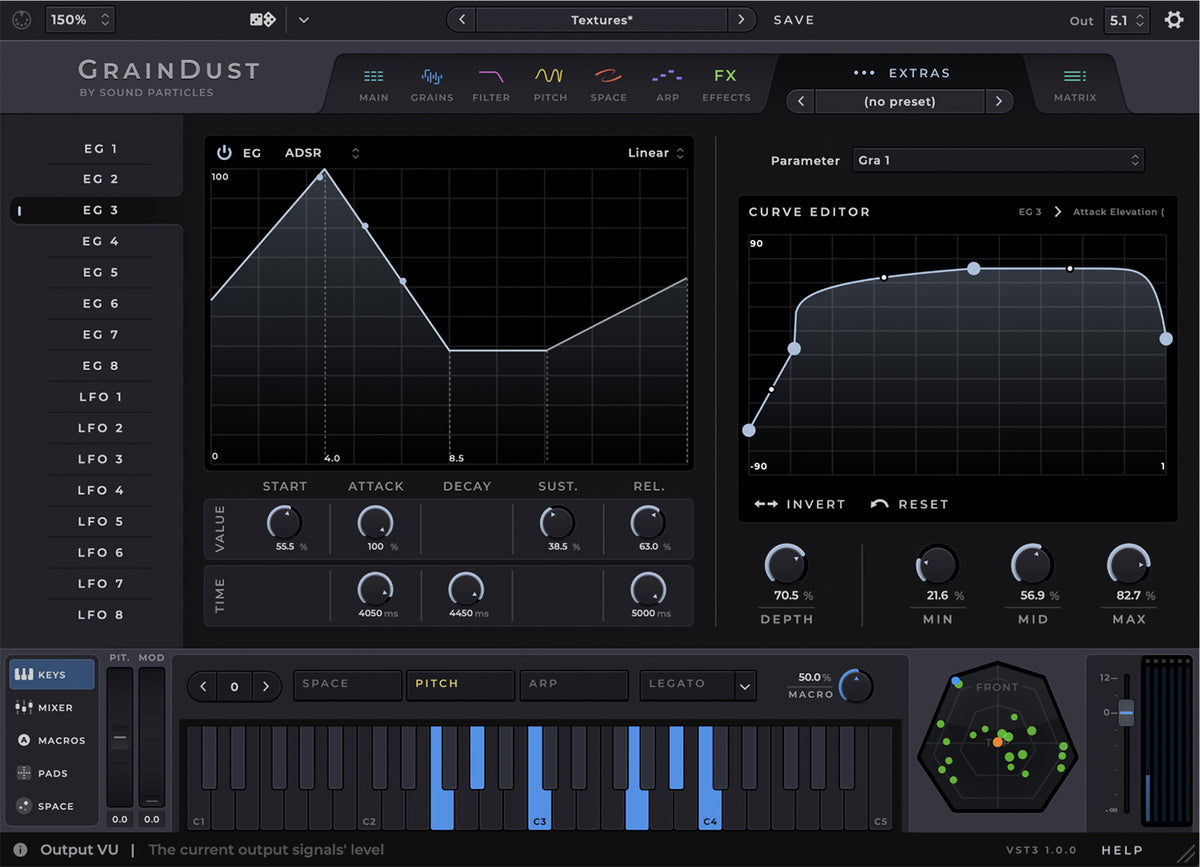 Sound Particles GrainDust Virtual Granular Synthesizer - Electronic Delivery