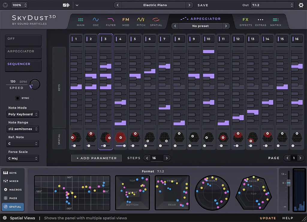 Sound Particles SkyDust 3D Immersive Synth Plug-In